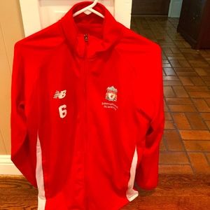Liverpool soccer warm up